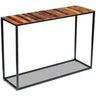 Mesa Consola De Madera Maciza Reciclada 110x35x76 Cm