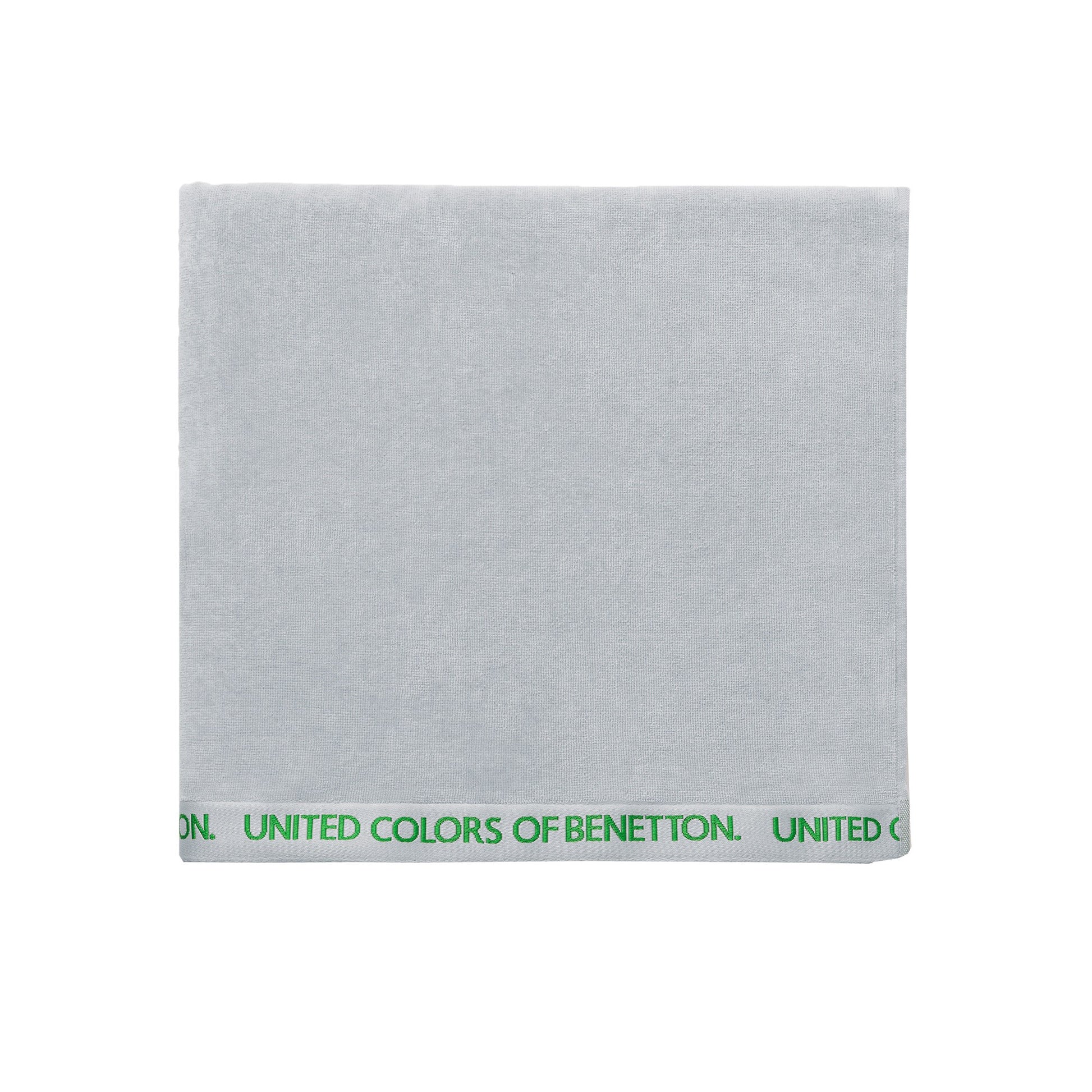 Toalla De Playa 90x160cm 380gsm 100% Algodón Velour Gris Con Logo Neutral Be_0