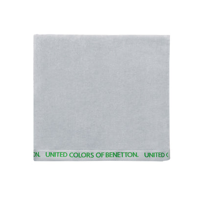 Toalla De Playa 90x160cm 380gsm 100% Algodón Velour Gris Con Logo Neutral Be_0