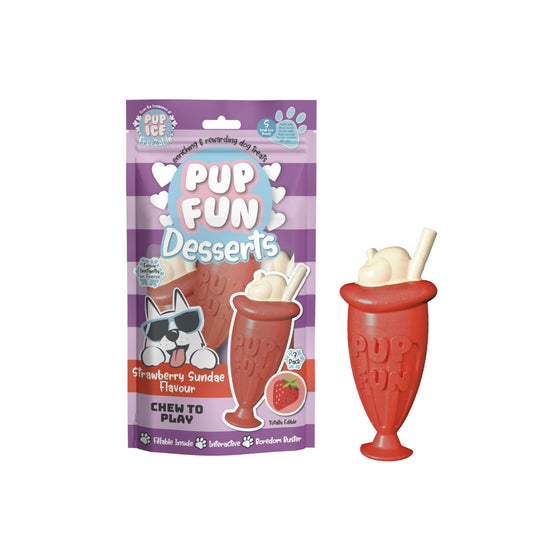 3 Batidos Snacks Masticable Rellenable Sabor Fresa  2 X 90g_0