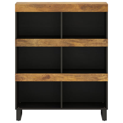 Armario Auxiliar Madera Maciza De Mango 85x33x107 Cm_1