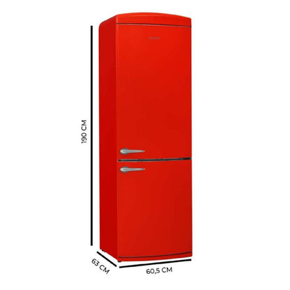 Cecotec Frigorífico Combi 2 Puertas Retro De 294l Bolero Coolmarket Combi Origin 294+ Red E_2