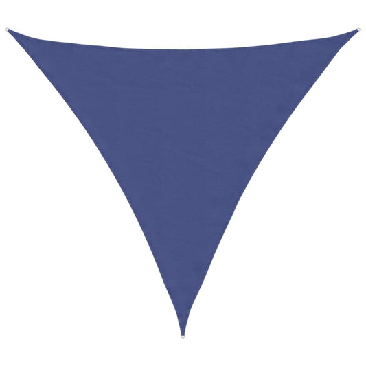Toldo De Vela Triangular Tela Oxford Azul 3x3x3 M_0