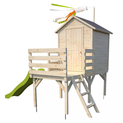 Casita de madera con tobogán Josephine Soulet