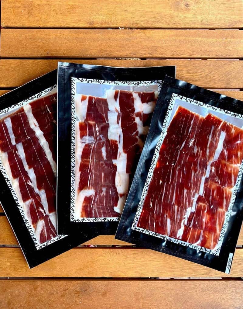 Trio Jamón 100% Ibérico De Bellota Cortado A Cuchilllo_0