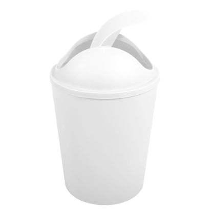 Cubo De Basura ako 5,5l Con Tapa Abatible Blanca_3