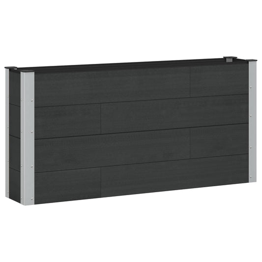 Arriate Elevado Negro 150 X 30 X 72 Cm_0