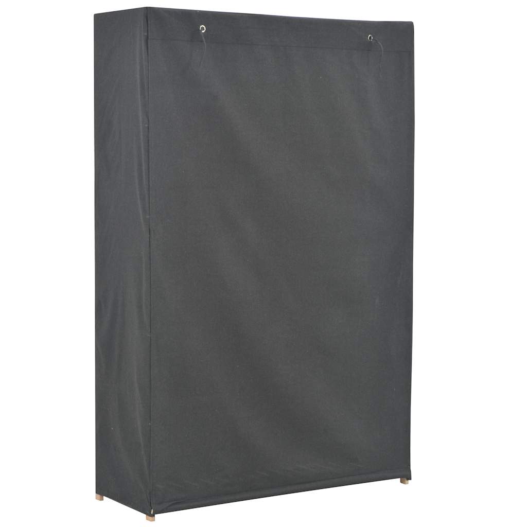Armario De Tela Gris 110x40x170 Cm_2