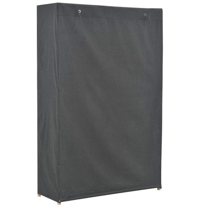 Armario De Tela Gris 110x40x170 Cm_2