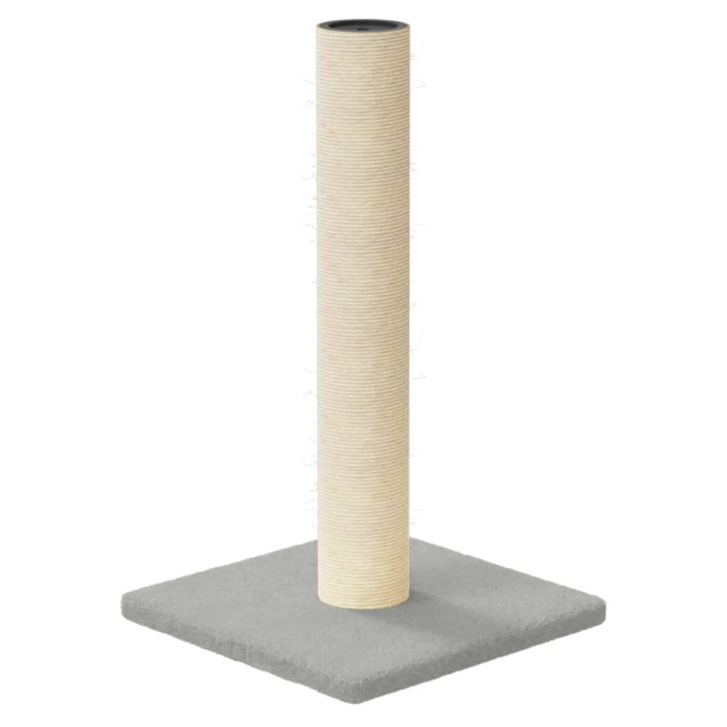 Vidaxl Poste Rascador Para Gatos Gris Claro 22x22x45 Cm_0