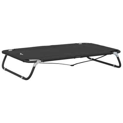 Cama Para Perros Plegable Tela Oxford Y Acero Gris Antracita / Vetonek_5