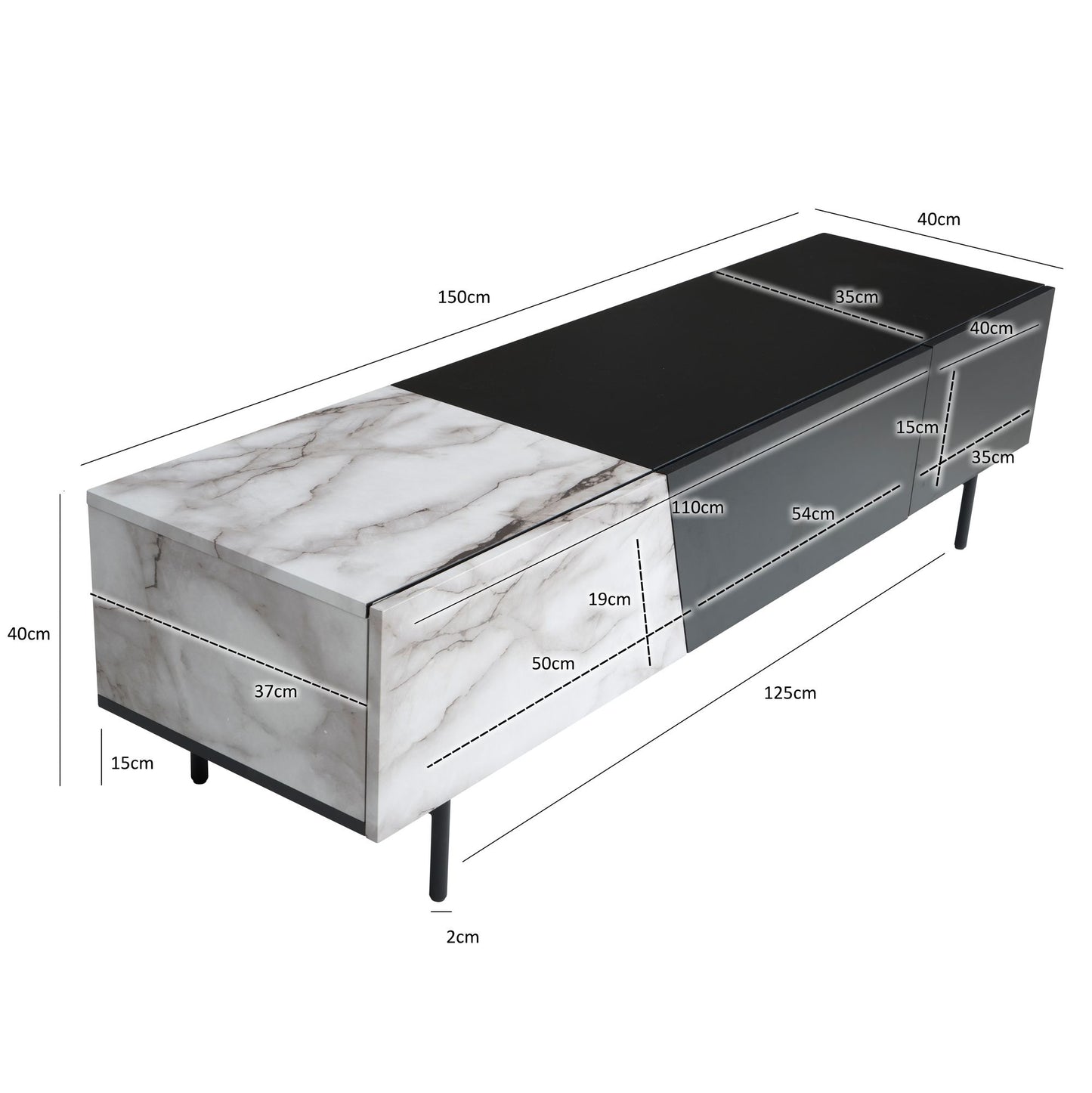 Mueble De Tv Sólido Y Duradero Modelo Wl6.816_3