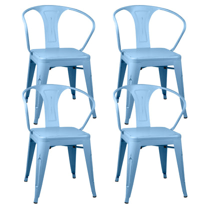 Pack 4 Sillas De Comedor Strong Vintage 53x45x80cm Thinia Home_0