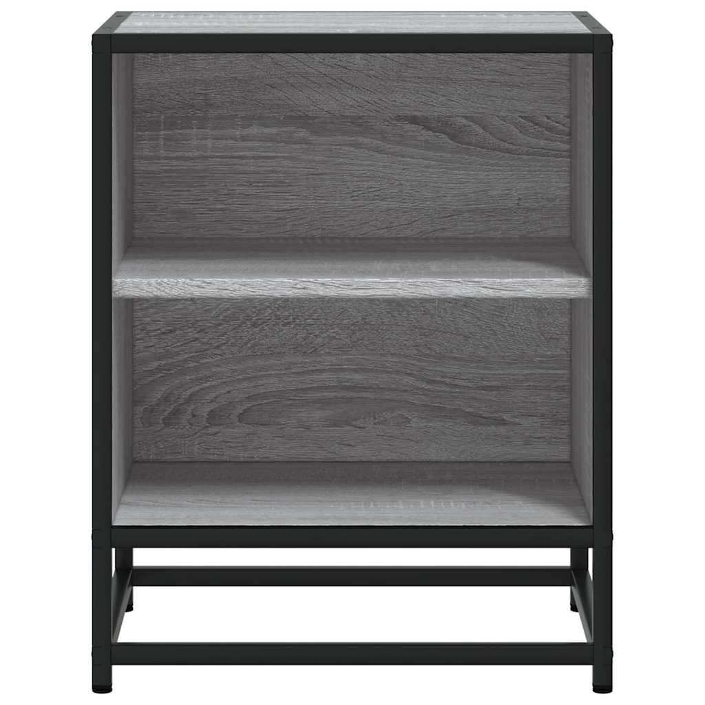 Mesitas Noche 2 Uds Madera Ingeniería Gris Sonoma 40x31x50 Cm_3