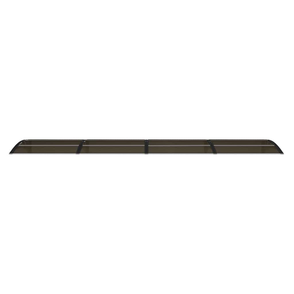 Marquesina De Puerta Policarbonato Negro 400x75 Cm_3