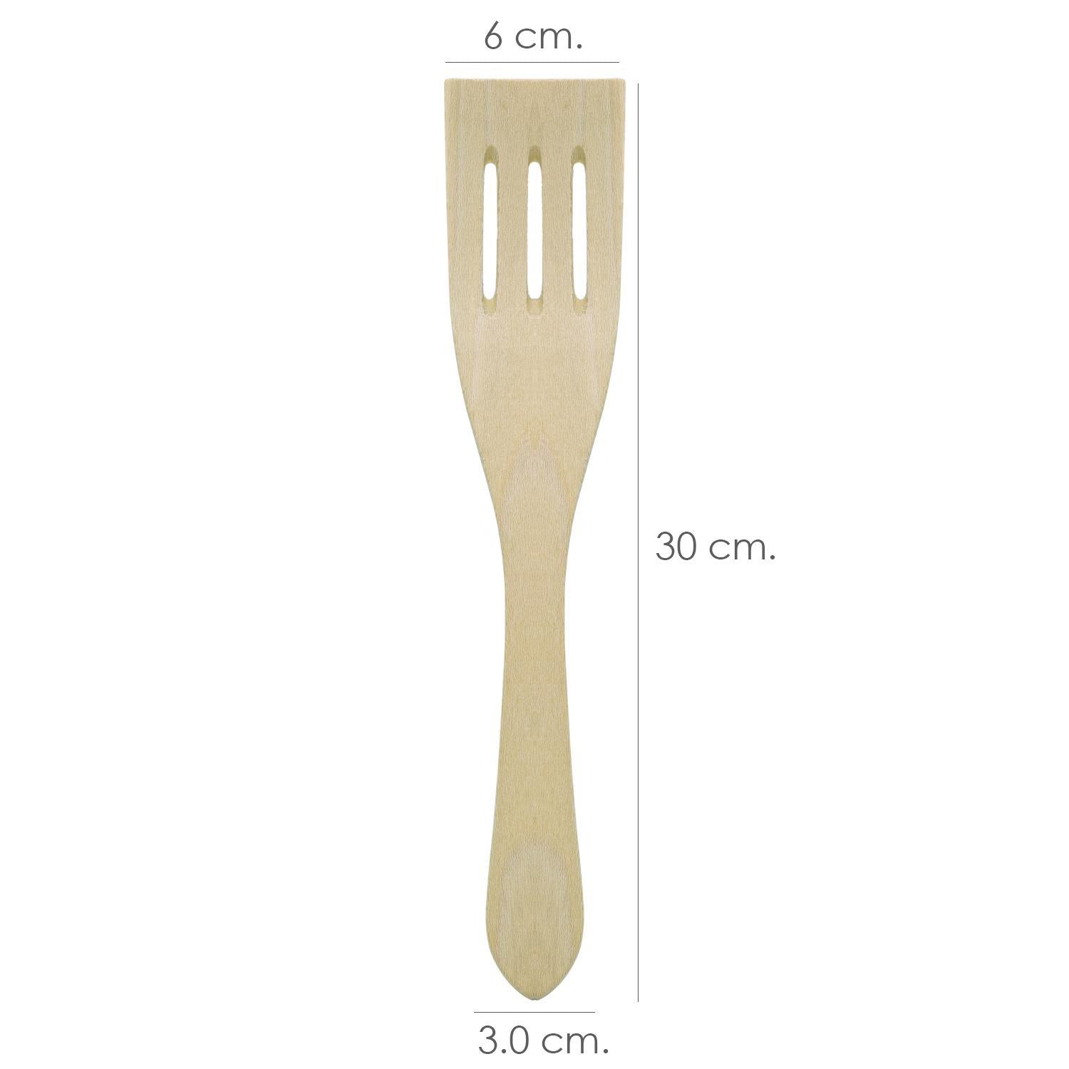 Pala Cocina Madera Con Ranuras Oryx 30 Cm.