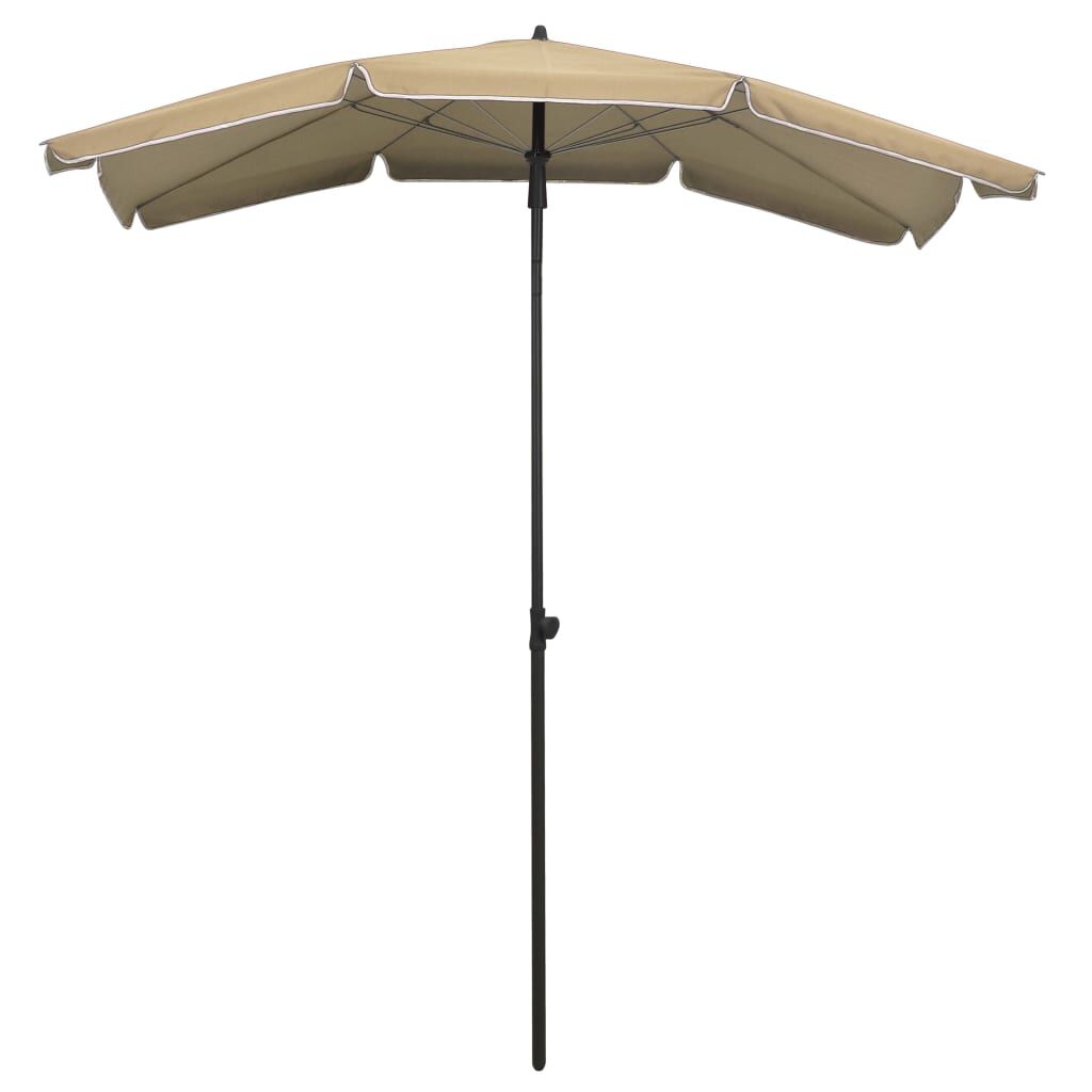 Vidaxl Sombrilla De Jardín Con Palo Gris Taupe 200x130 Cm_1