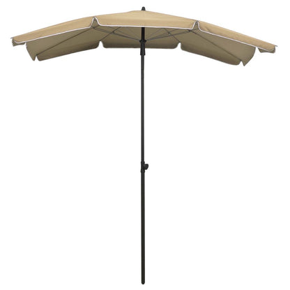 Vidaxl Sombrilla De Jardín Con Palo Gris Taupe 200x130 Cm_1