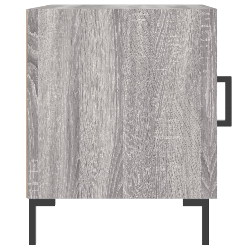 Mesitas Noche 2 Uds Madera Ingeniería Gris Sonoma 40x40x50 Cm_3