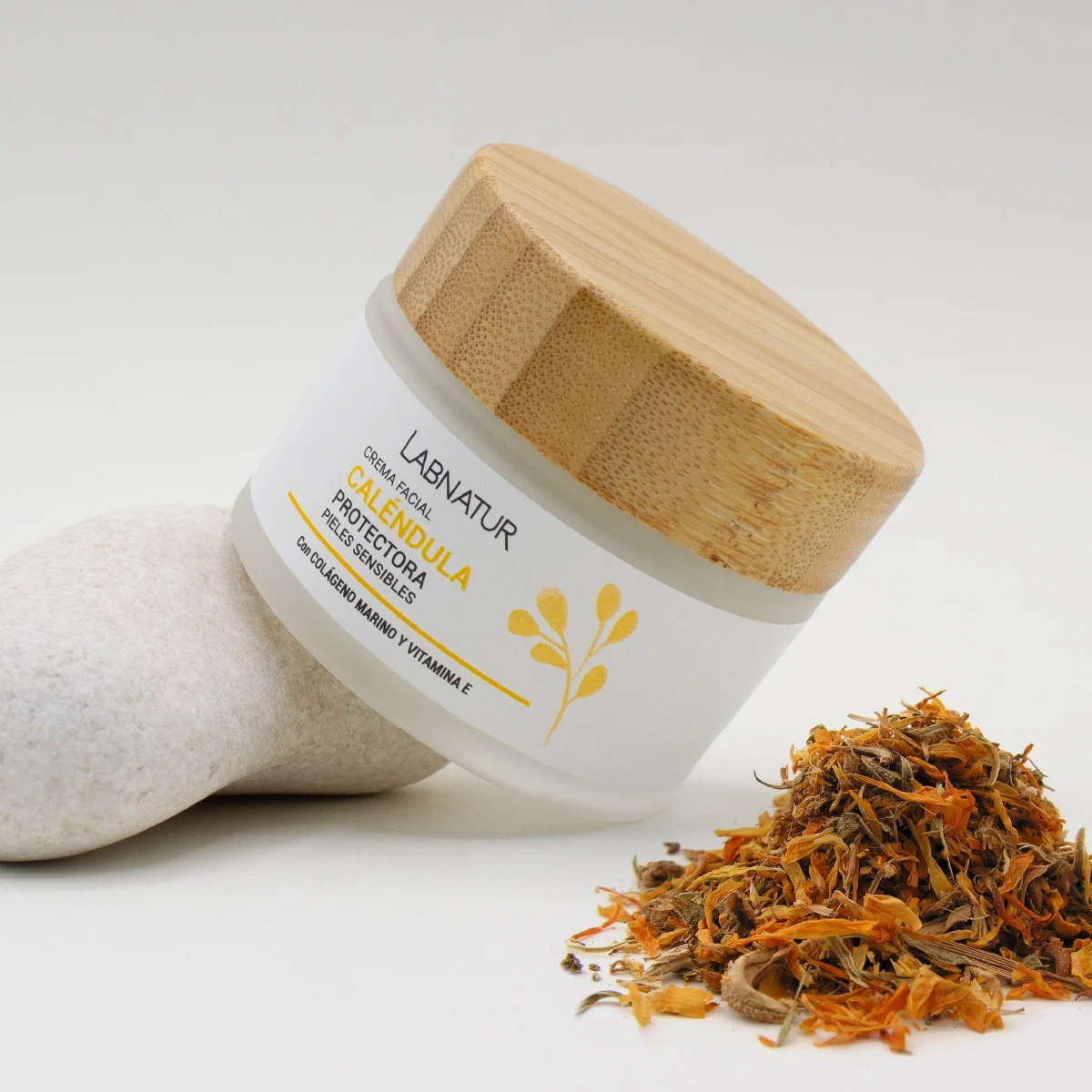 Crema Facial Caléndula Labnatur 50 Ml | Hidratante | Calmante | Piel Sensible_1