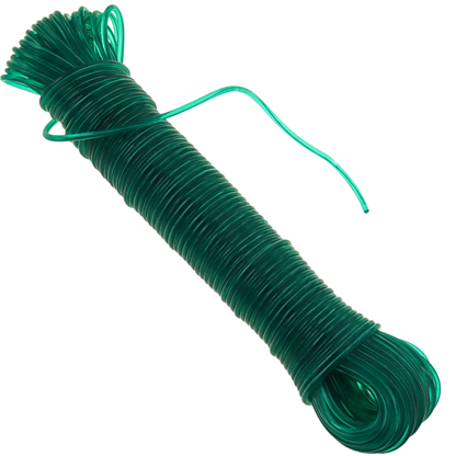 Cuerda De Tendedero De Pvc Con Núcleo De Alambre 20 M X 3 Mm Verde_4