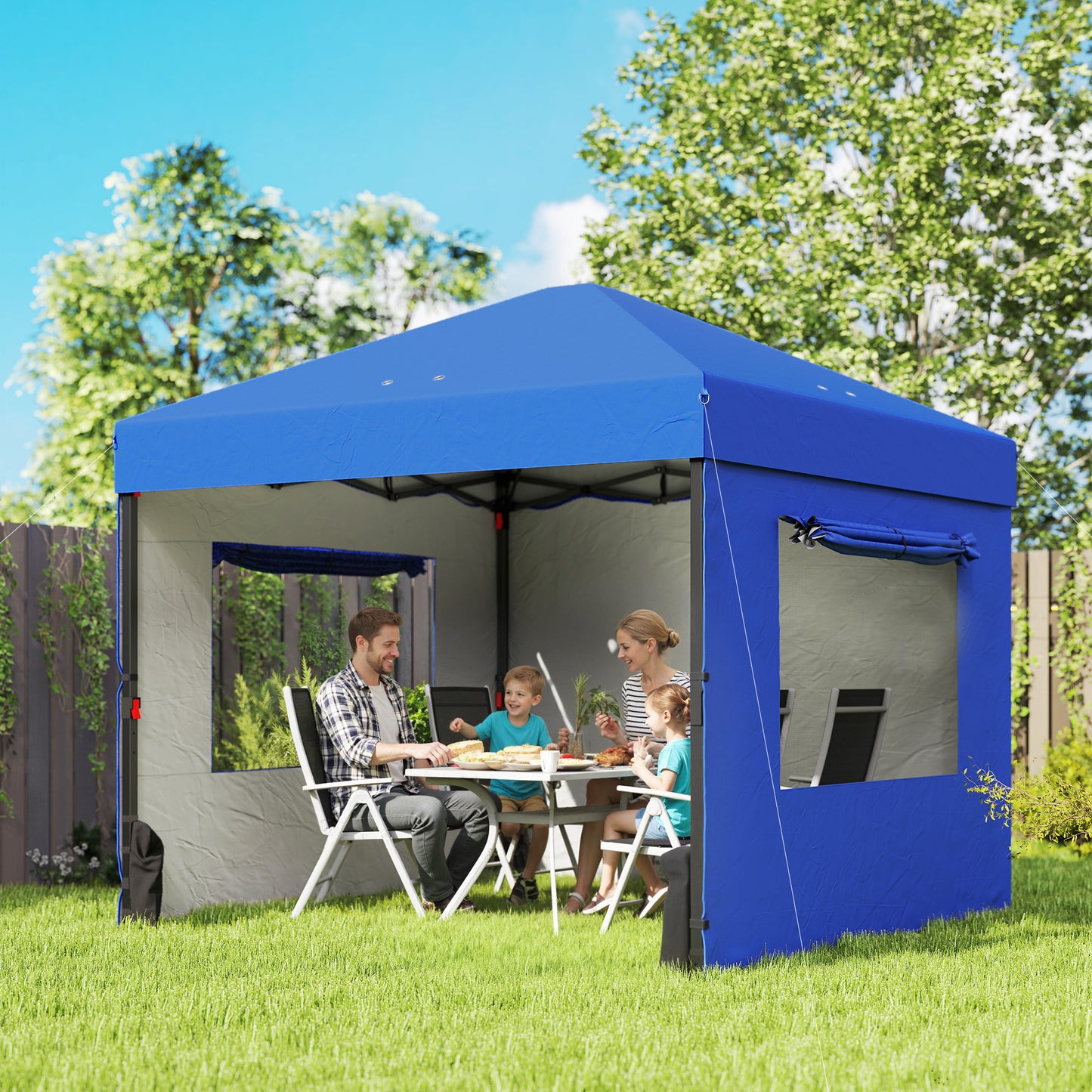 Outsunny Carpa Plegable 3x3 M_1