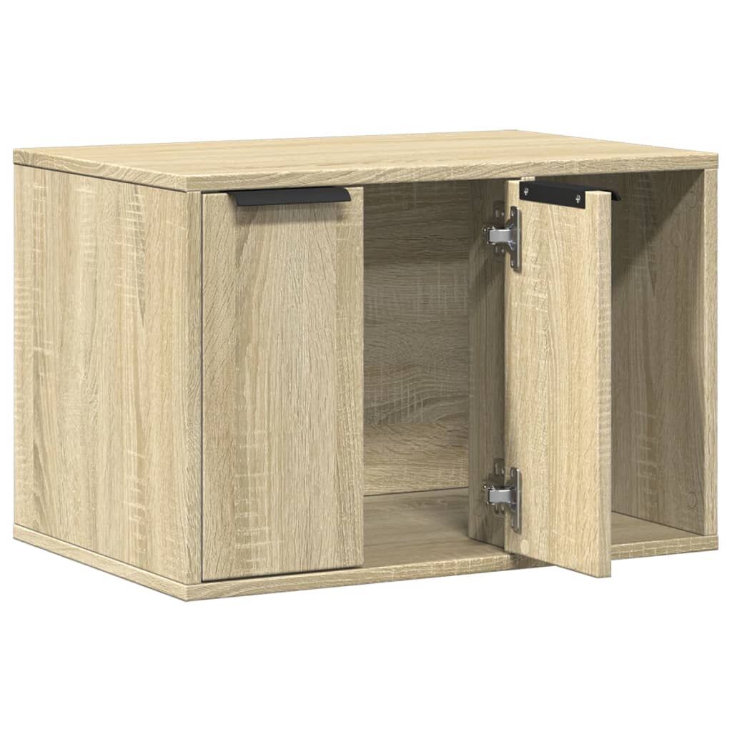 Vidaxl Mueble Arenero Para Gatos Madera Roble Sonoma 60x40x40 Cm_3