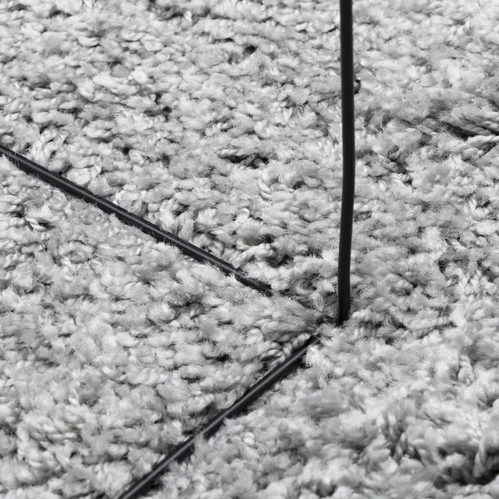 Alfombra Peluda De Pelo Largo Moderna Pamplona Beige Ø 200 Cm / Vetonek_0