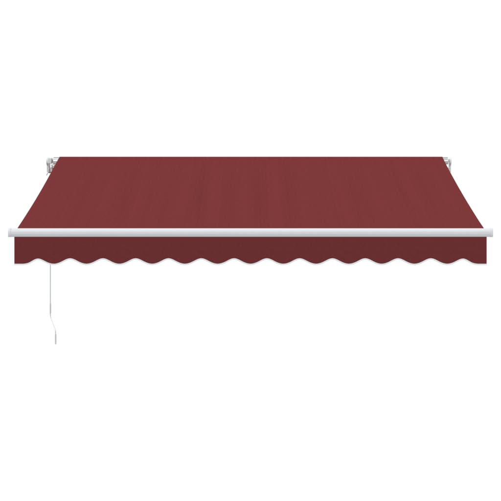 Toldo Retráctil Manual Color Burdeos 350x250 Cm_2