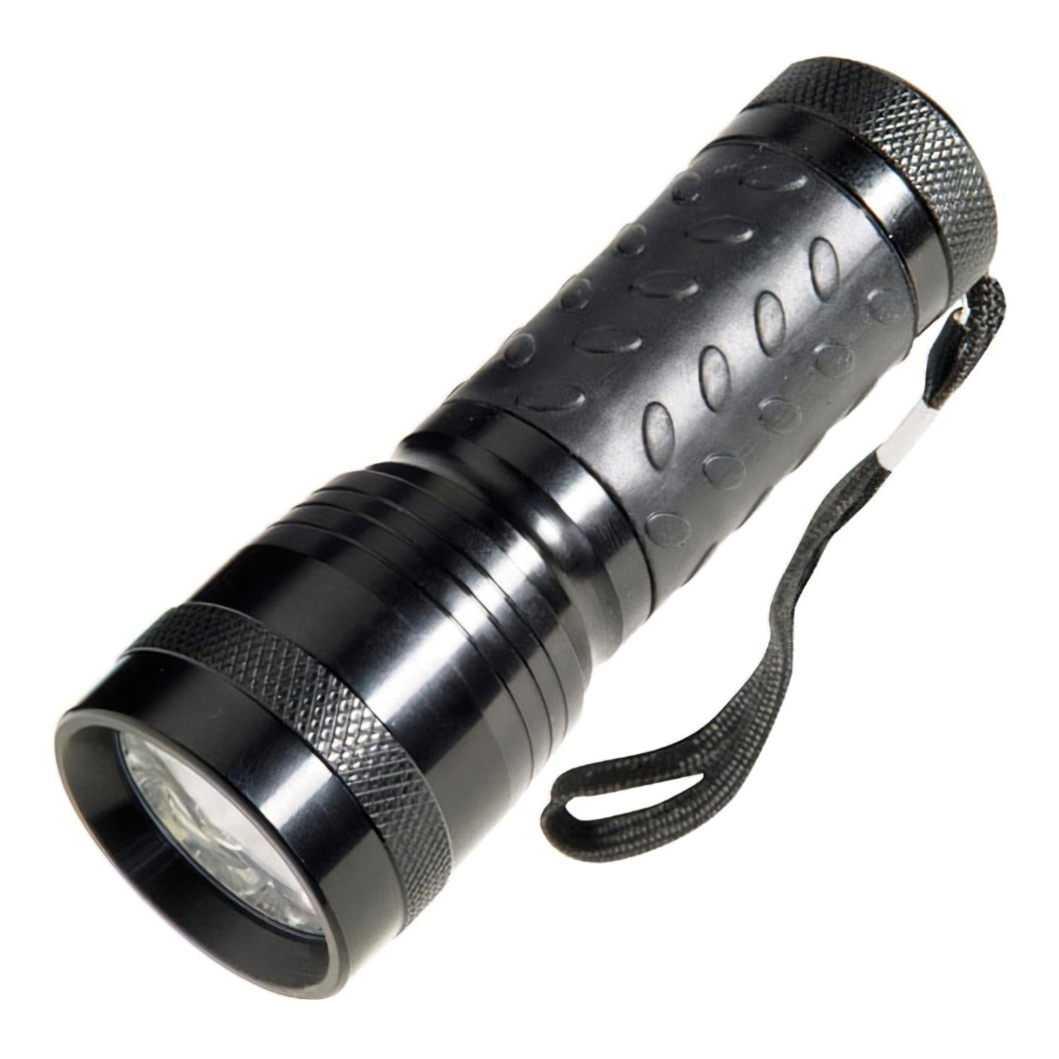 Linterna Led De Mano De Aluminio A Pilas	(3 Aaa) 55 Lumenes 14 Leds Mango Engomado_0