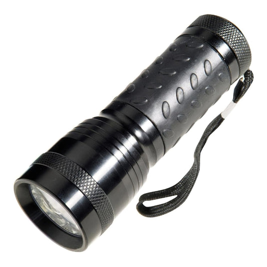 Linterna Led De Mano De Aluminio A Pilas	(3 Aaa) 55 Lumenes 14 Leds Mango Engomado_0