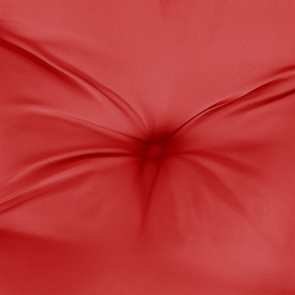 Vidaxl Cojín Para Banco De Jardín Tela Rojo 110x50x7 Cm_4