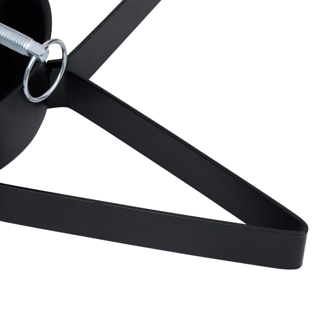 Vidaxl Soporte Para Árbol De Navidad Negro 47x47x13,5 Cm_4