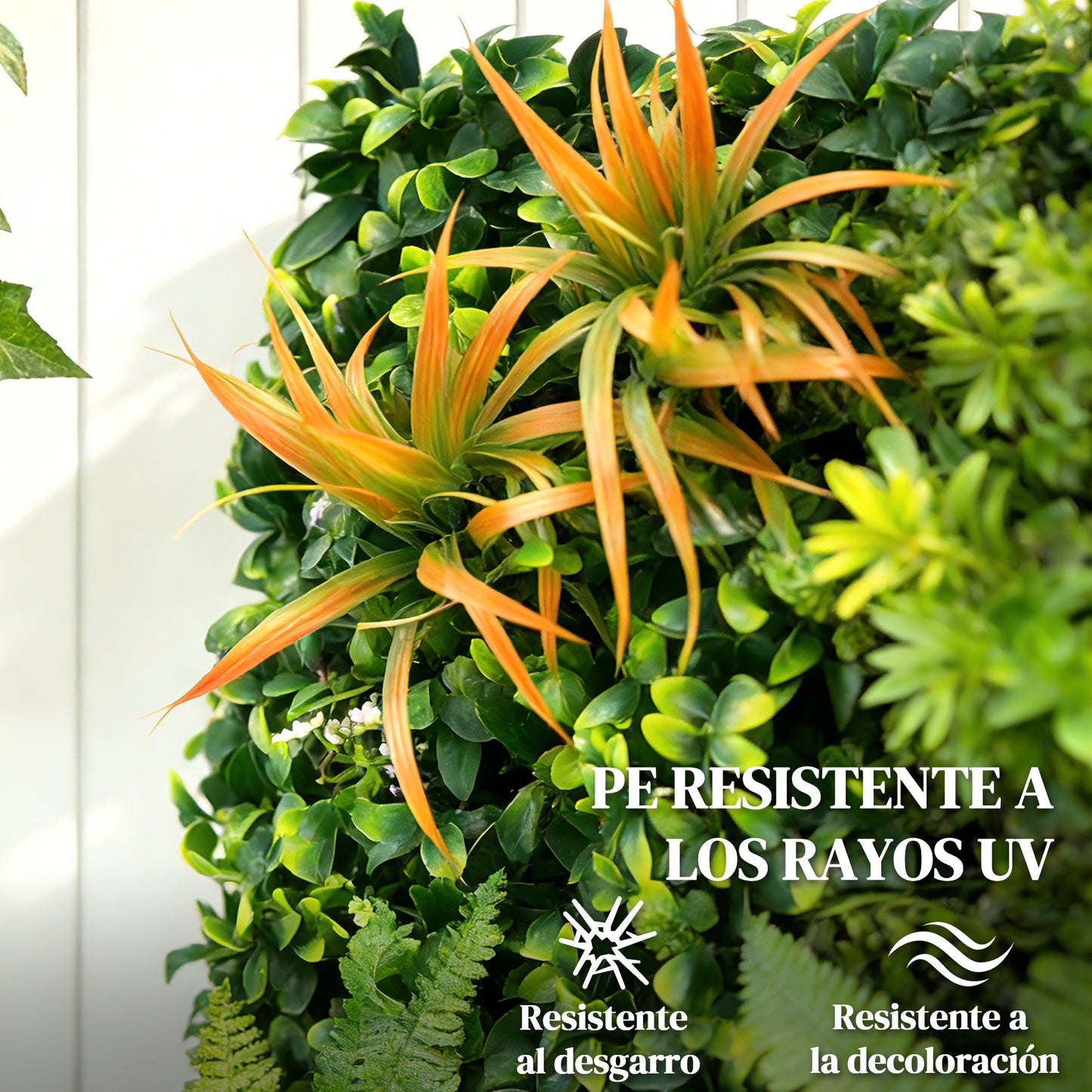 Outsunny Seto Artificial Ocultación Jardín 1x1 M Para Terraza Balcón Exterior_4