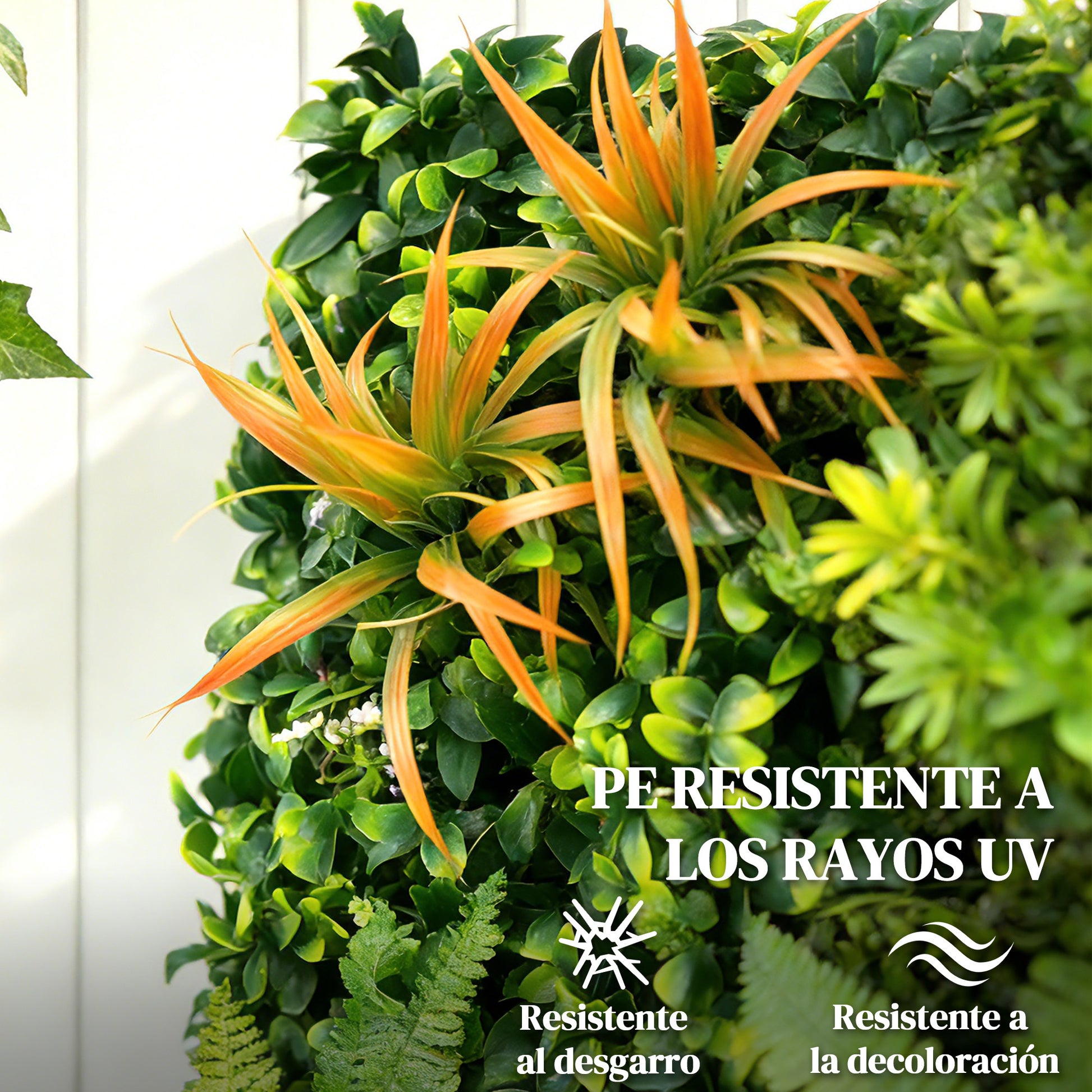 Outsunny Seto Artificial Ocultación Jardín 1x1 M Para Terraza Balcón Exterior_4