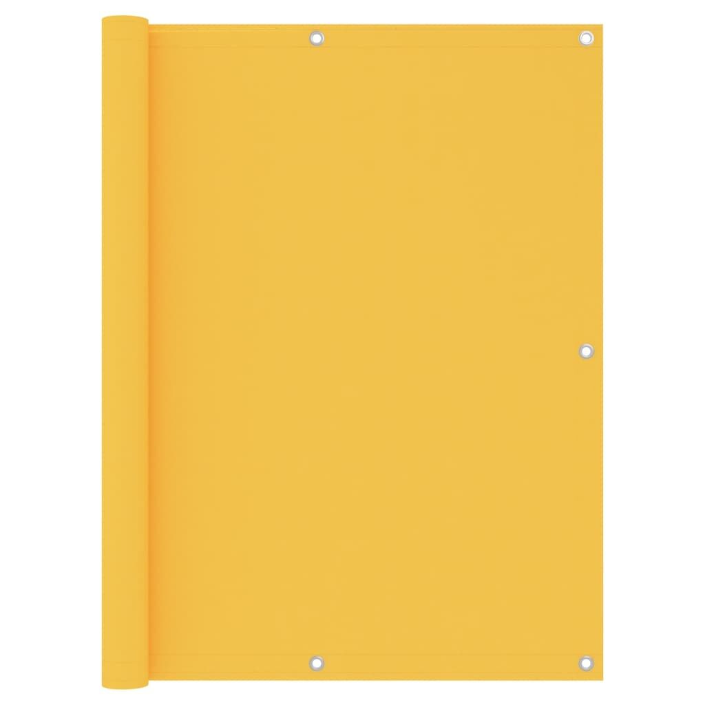 Vidaxl Toldo Para Balcón Tela Oxford Amarillo 120x500 Cm_0