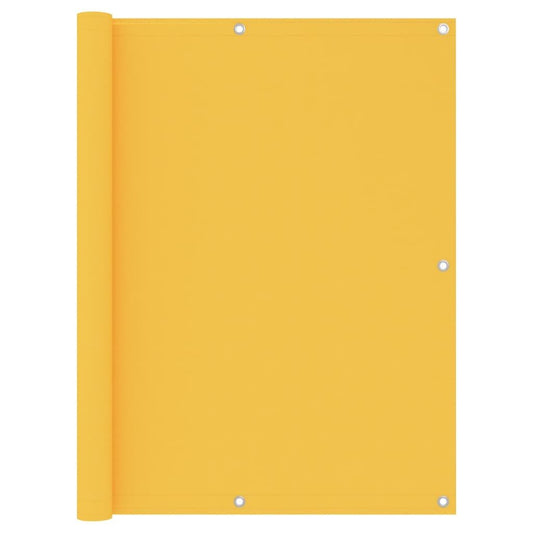Vidaxl Toldo Para Balcón Tela Oxford Amarillo 120x400 Cm_0