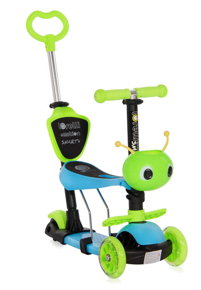 Patinete Infantil Con Asiento Y Respaldo Smart Plus Blue+green_0