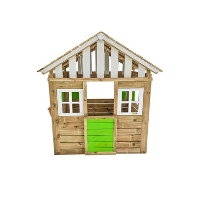 Casita De Madera Masgames Lollipop Xl Verde Sin Suelo De Madera.
