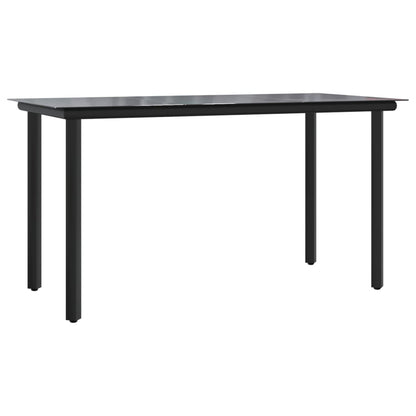 Set Comedor De Jardín 9 Pzas Con Cojines Ratán Sintético Beige / Vetonek_3