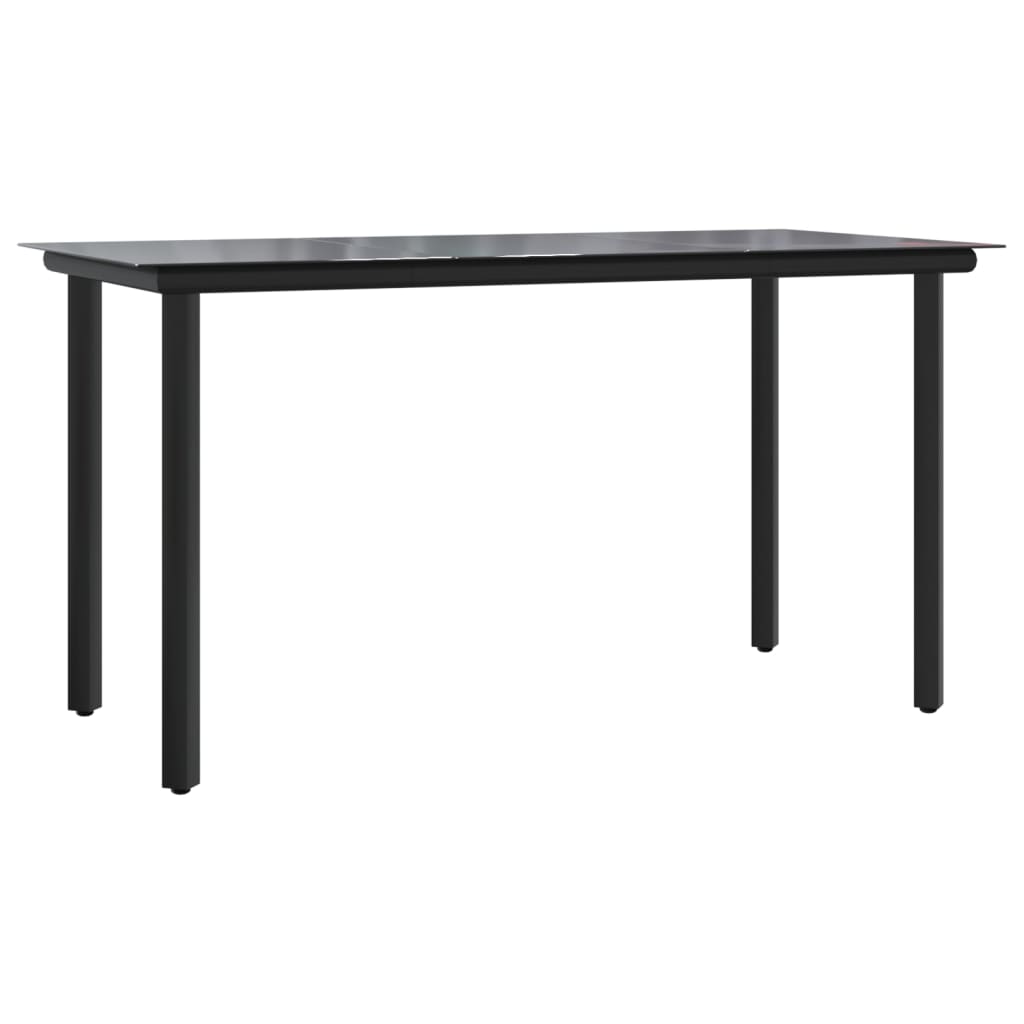 Set Comedor De Jardín 9 Pzas Con Cojines Ratán Sintético Beige / Vetonek_0
