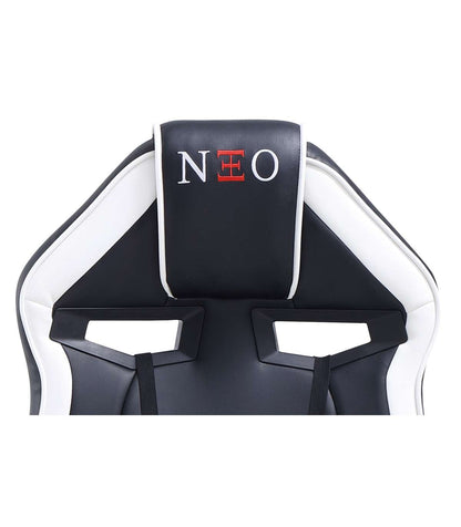Sillón Giratorio Elevable Gamer Neo Avance Tapizado En Tejido Negro/blanco, 115-125cm(alt_2