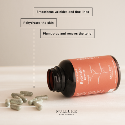 Ácido Hialurónico Complex  Nullure – Hidratación Profunda, Antiarrugas Con Espirulina Y Chlorella (120 Cápsulas)_1