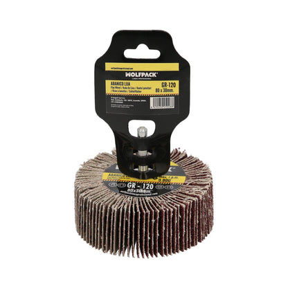 Abanico Lija Grano 120 Medida Ø 80 X 30 Mm. Disco Abrasivo Laminas, Ruedas Mil Hojas, Ruedas Abrasivas,lijado,desbaste,pulir