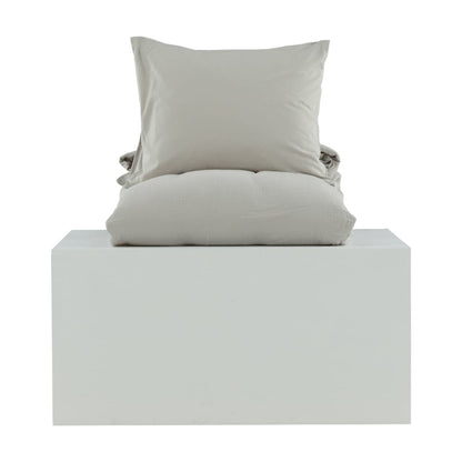 Venture Home Juego De Ropa De Cama Mila Algodón Gris Claro 200x150 Cm / Vetonek_1