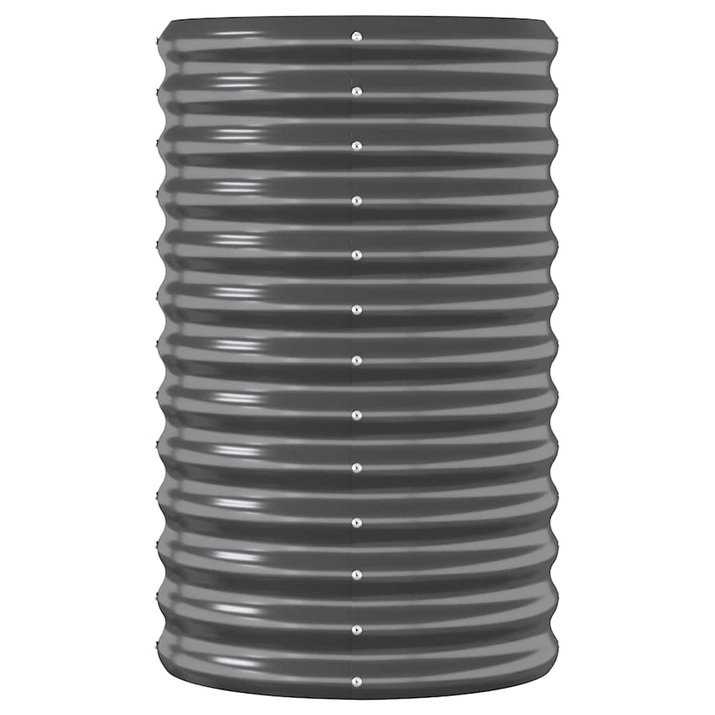 Jardinera Arriate Acero Galvanizado Antracita 260x40x68 Cm_3