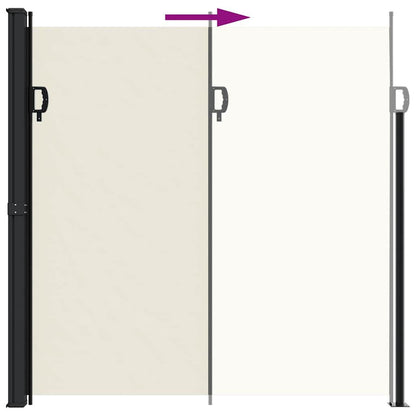 Vidaxl Toldo Lateral Retráctil Crema 200x500 Cm_4