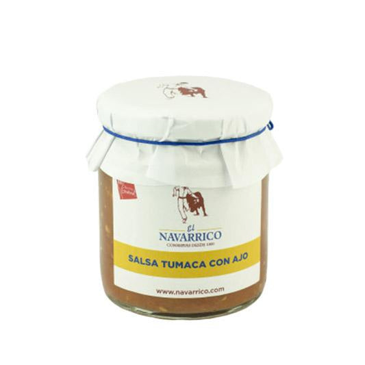 Salsa Tumaca con Ajo en frasco El Navarrico 250 ml