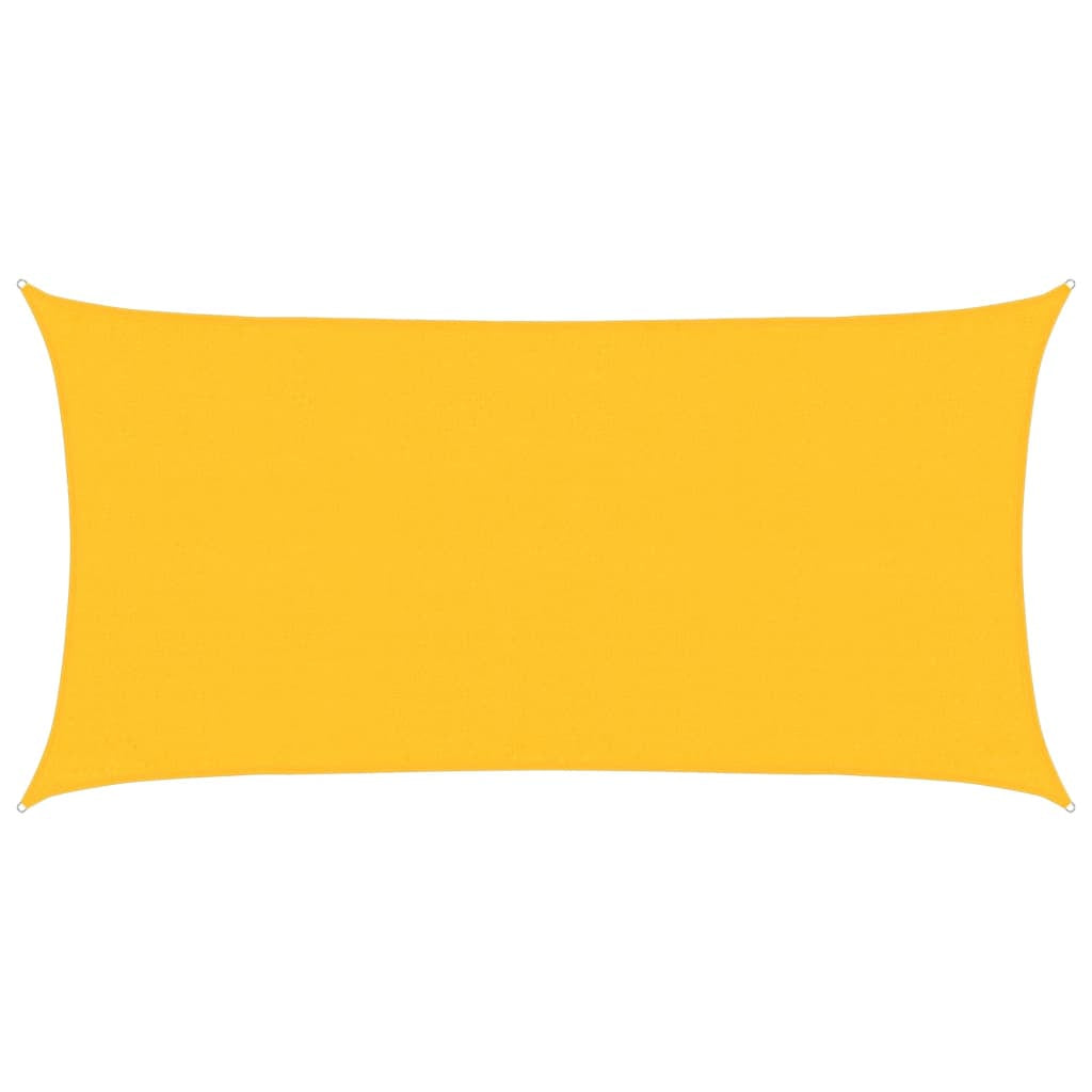Vidaxl Toldo De Vela Hdpe Amarrilo 160 G/m² 3x6 M_0