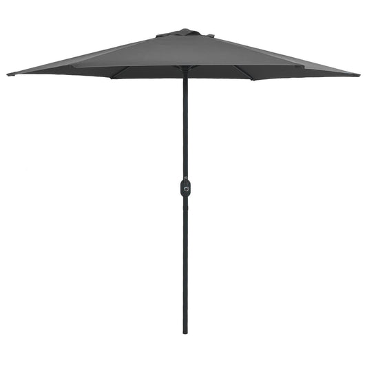 Vidaxl Sombrilla De Jardín Palo De Aluminio Gris Antracita 270x246 Cm_0